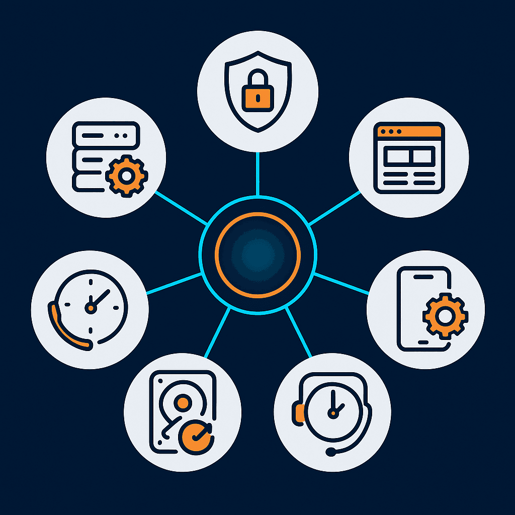 Overview of MicroSky's six core technology services